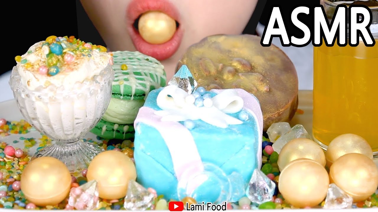 EDIBLE JEWELRY BOX ASMR  RING CANCY EATING SOUNDS CHOCOLATE ASMR | 보석박스 | 咀嚼音 | 食べる宝石箱 |食べる