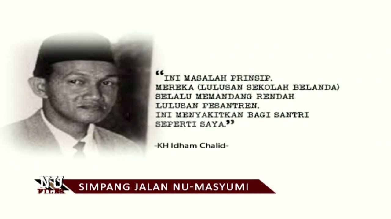 SIMPANG JALAN NU DAN MASYUMI | NU FILES