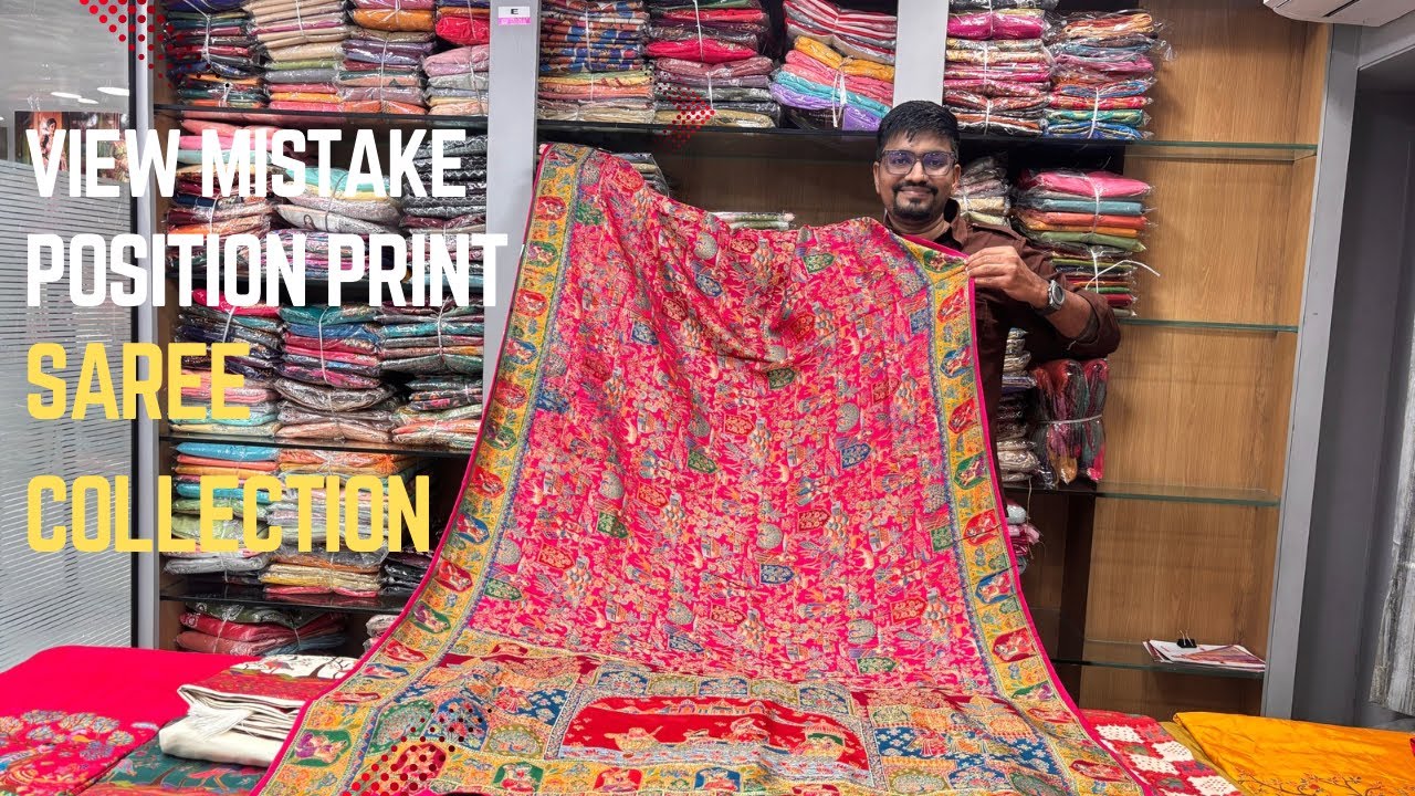Weaving mistake | Kashmiri emporium | Kashmiri emporium saree collection 