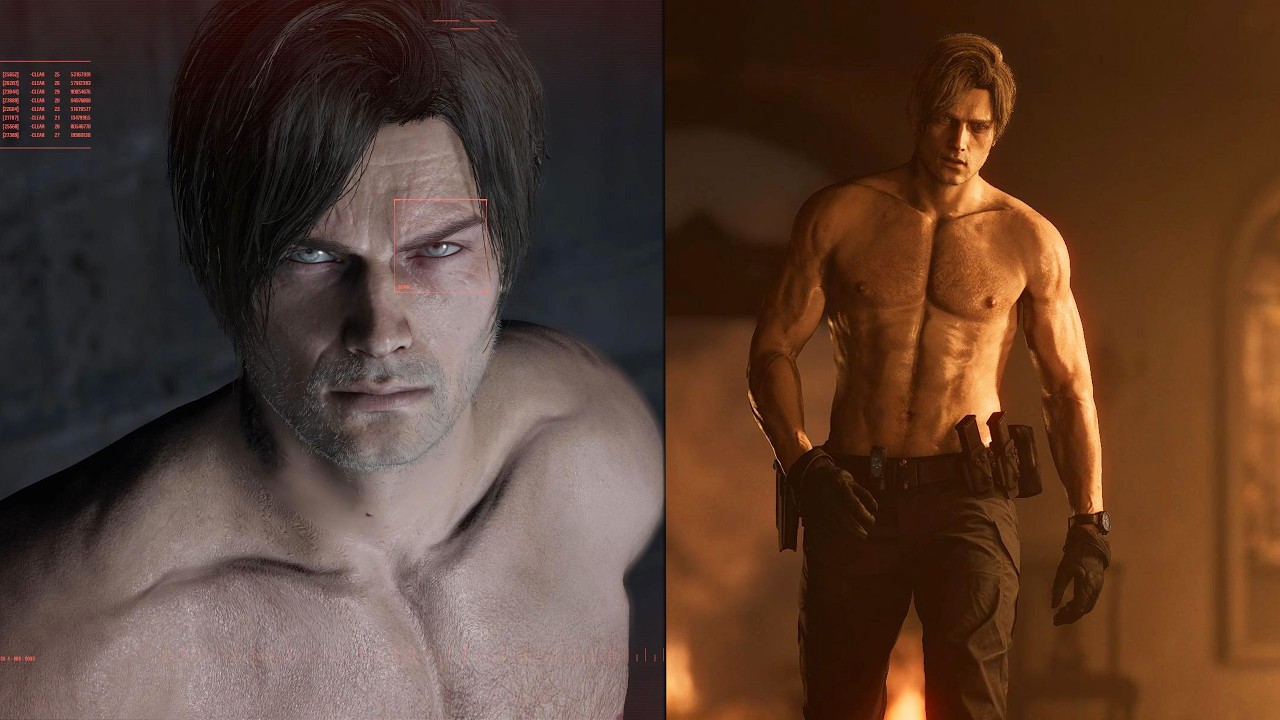 Resident Evil Requiem Shirtless Leon All Cutscenes [No Holsters Edition]