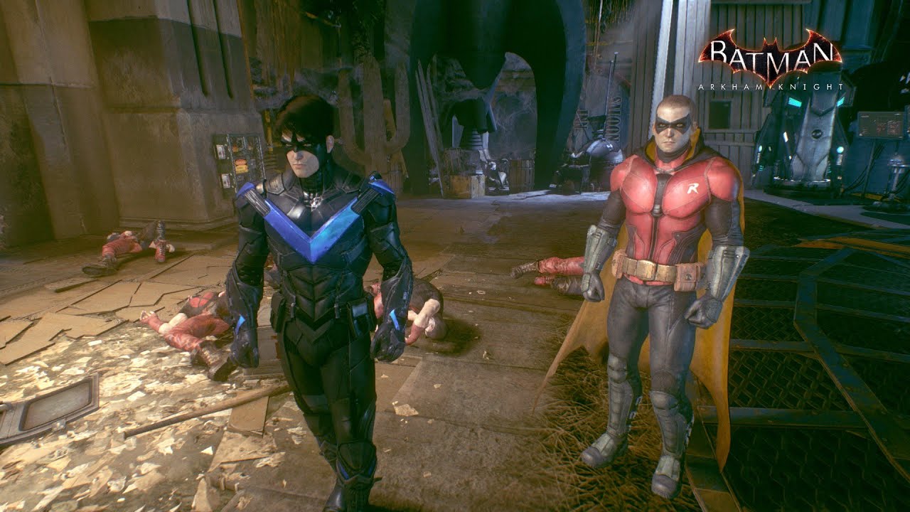 Batman: Arkham Knight  - Nightwing and Robin Team Up