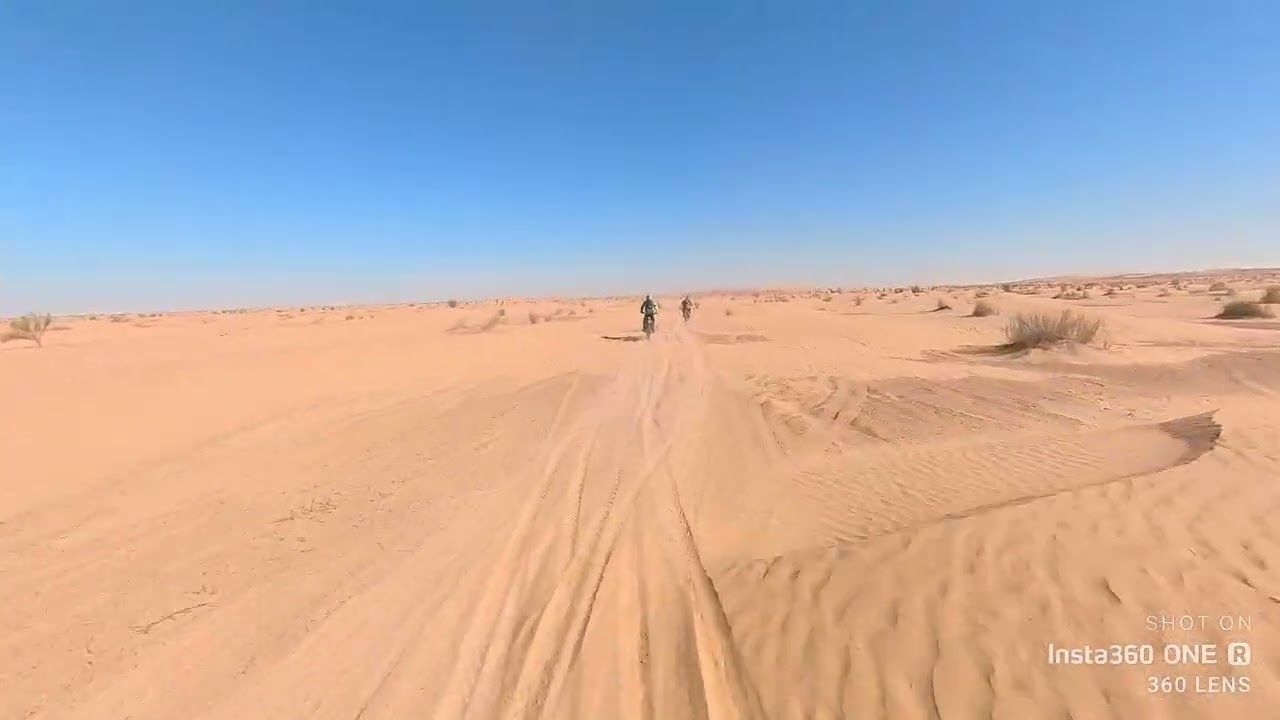 Tunisia on sand with Sherco 300 4-stroke
