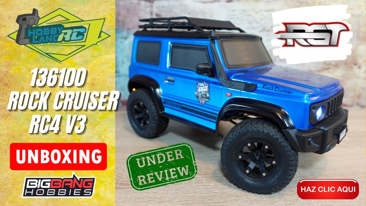 ✨🚘 RGT 136100 ROCK CRUISE RC4 V3 SUZUKI JIMNY 🚘✨ UNBOXING & REVIEW español