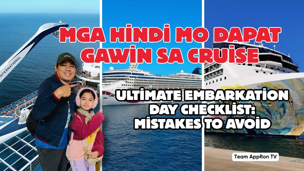 DON’T DO THIS! The Top 20 Common Cruise Embarkation Mistakes and How to Avoid Them