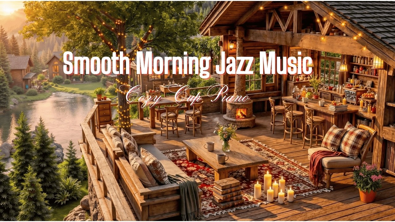 Soft Morning Piano Jazz ☀️ Cozy Café Ambience for Work, Study & Relax