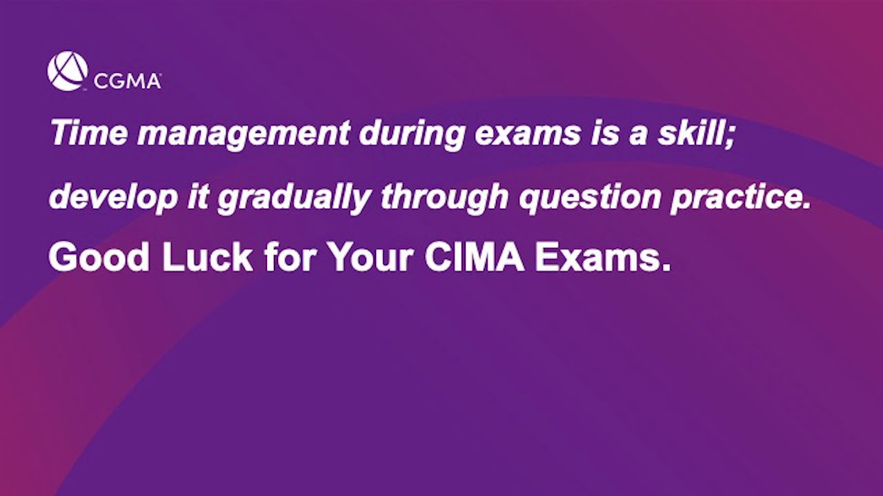 Best Tactics to Manage Your Time in CIMA Objective Test Examinations