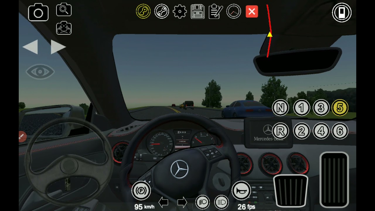 Proton Bus Simulator!  Mercedes-Benz CLA200 MOD  150 KM Hız! ile Kaza😅😅