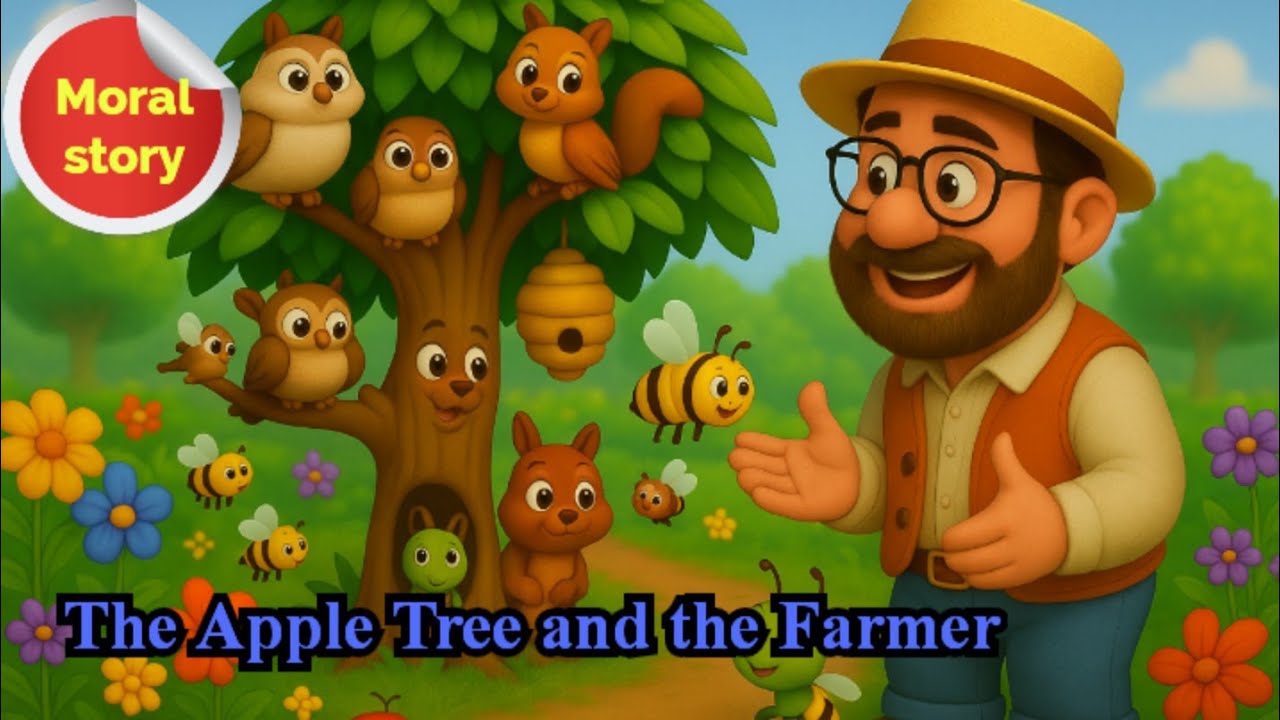 The apple tree and the farmer | kids moral stories |