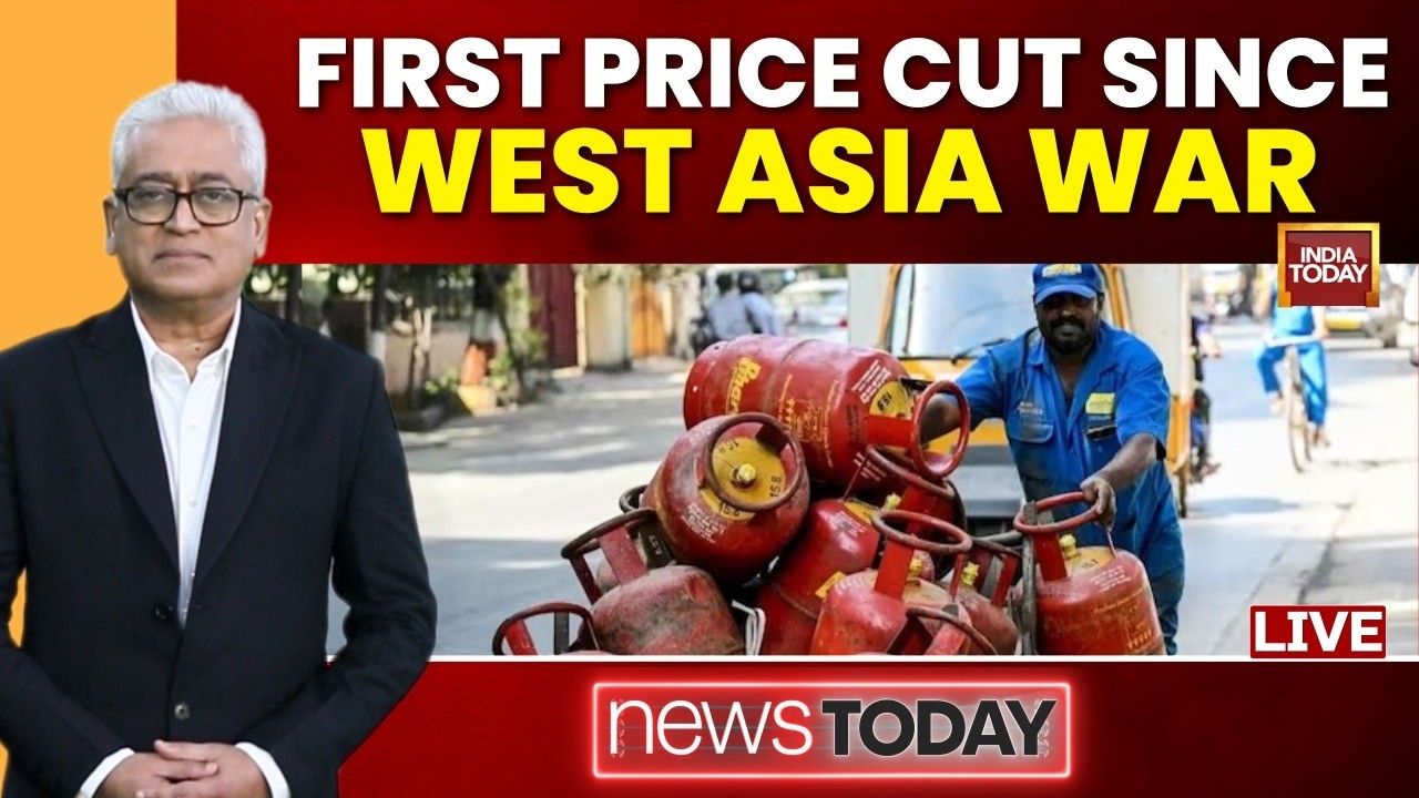 Rajdeep Show LIVE: First LPG Price Cut Since West Asia War | Govt Slashes Commercial Cylinder Rate