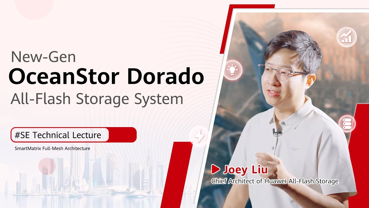 New-Gen OceanStor Dorado All-Flash Storage System - SmartMatrix Full Mesh Architecture