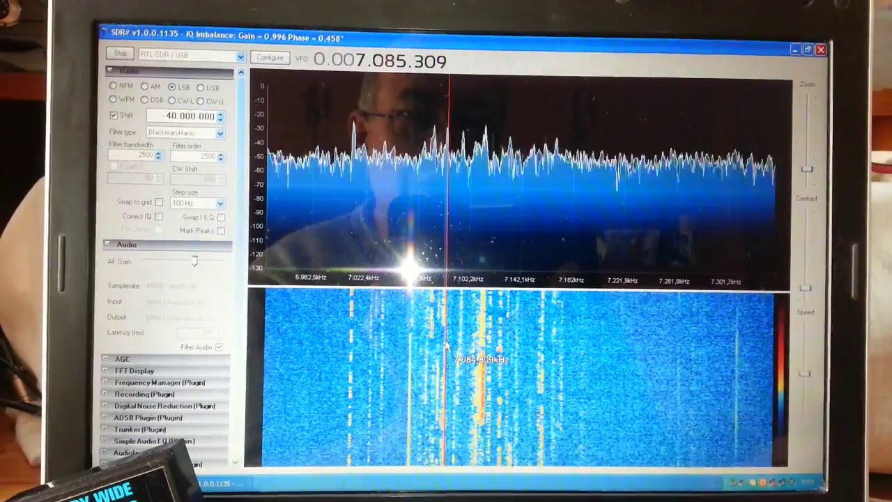 SDR DX PATROL RECEIVER on 40m band  EA3GLH