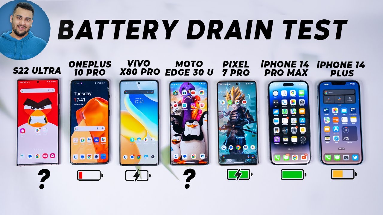 Ultimate Flagship Phone Battery DRAIN Test! - 2022