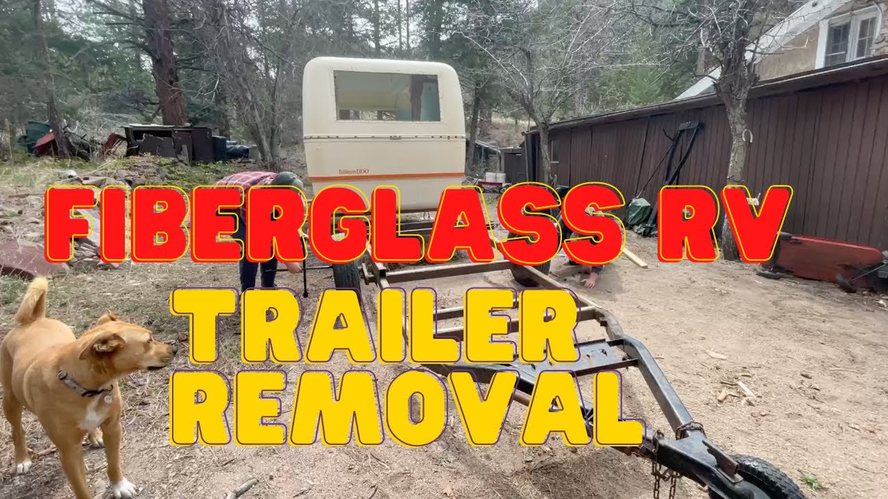 My Trillium Fix | E5: separating trailer and shell | similar to Scamp & Casita Fiberglass RV trailer