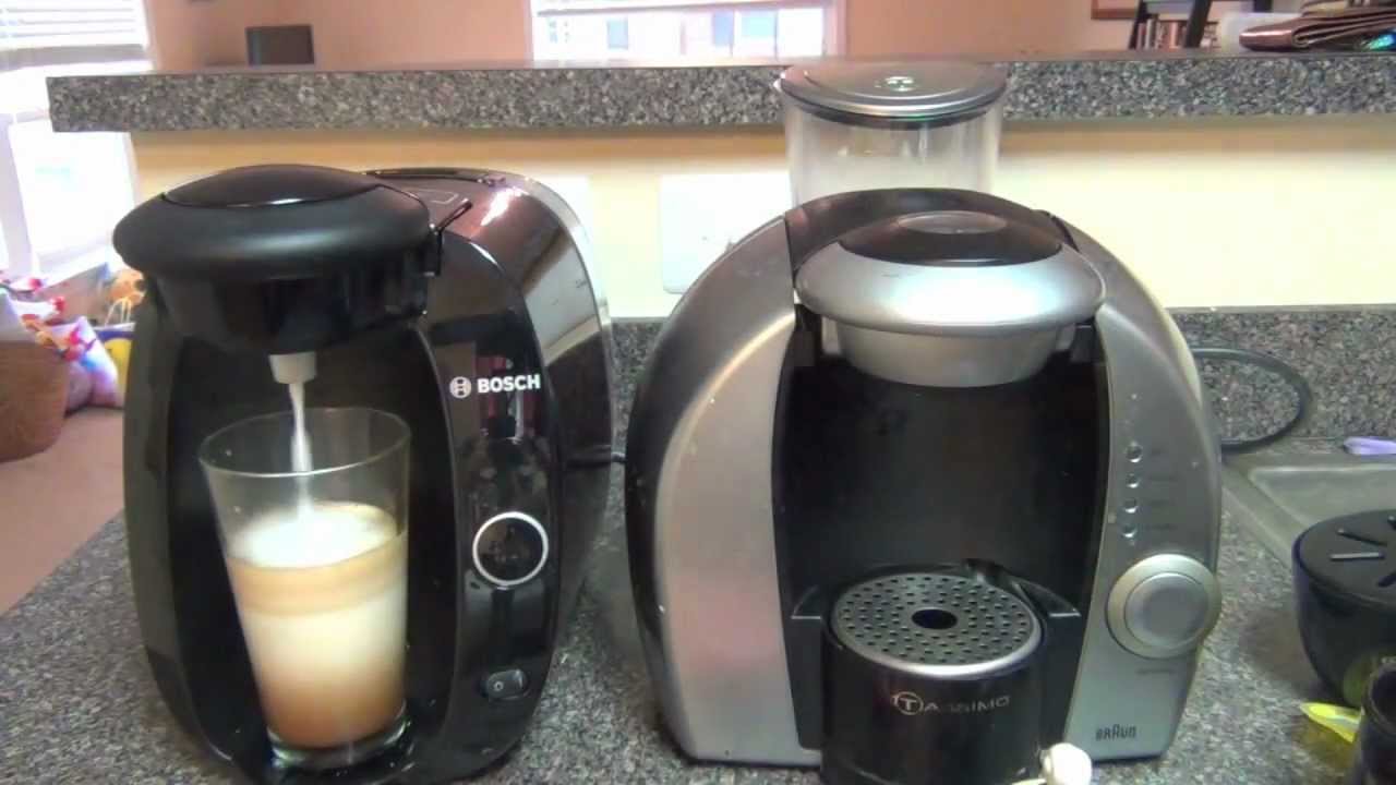 Máquina de Café Tassimo marca Bosch modelo T20 con lectura de código de barra