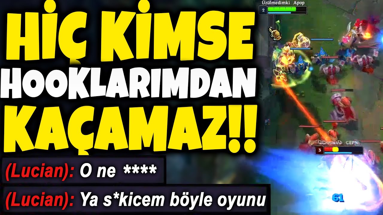 HİÇ KİMSE HOOKLARIMDAN KAÇAMAZ !!! MADLİFE GİBİ THRESH OYNAMAK !!! Apophis