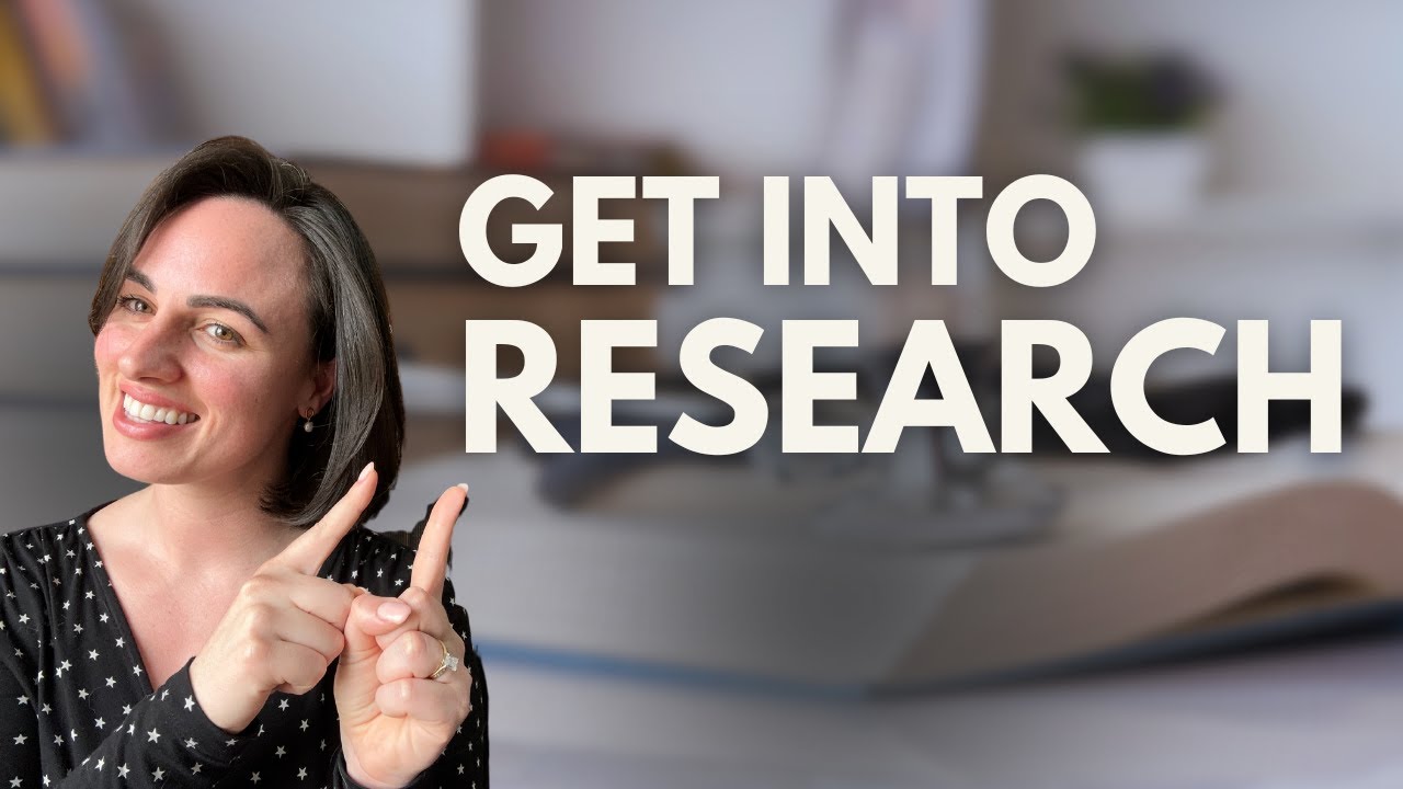 How to get into Research as a Student or Trainee
