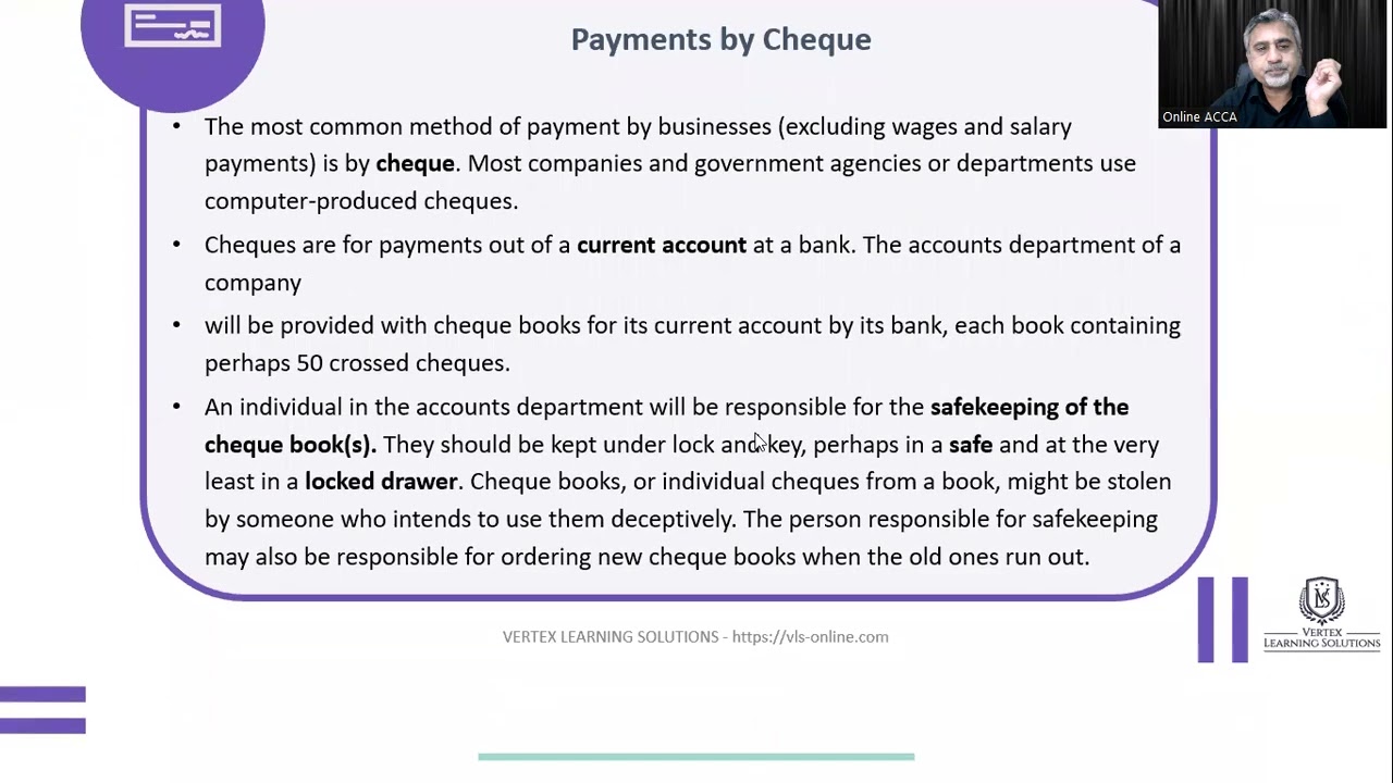 ACCA FA1 – Methods of Payments Explained | Recording Financial Transactions