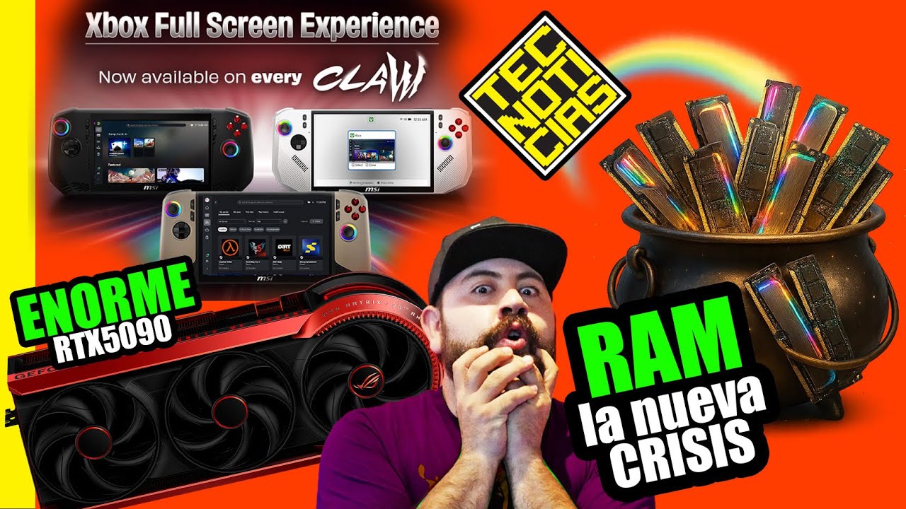 4000USD por una 5090? Steam Machines, a DOMINAR la personalizacion! RAM es el NUEVO ORO -TECNOTICIAS