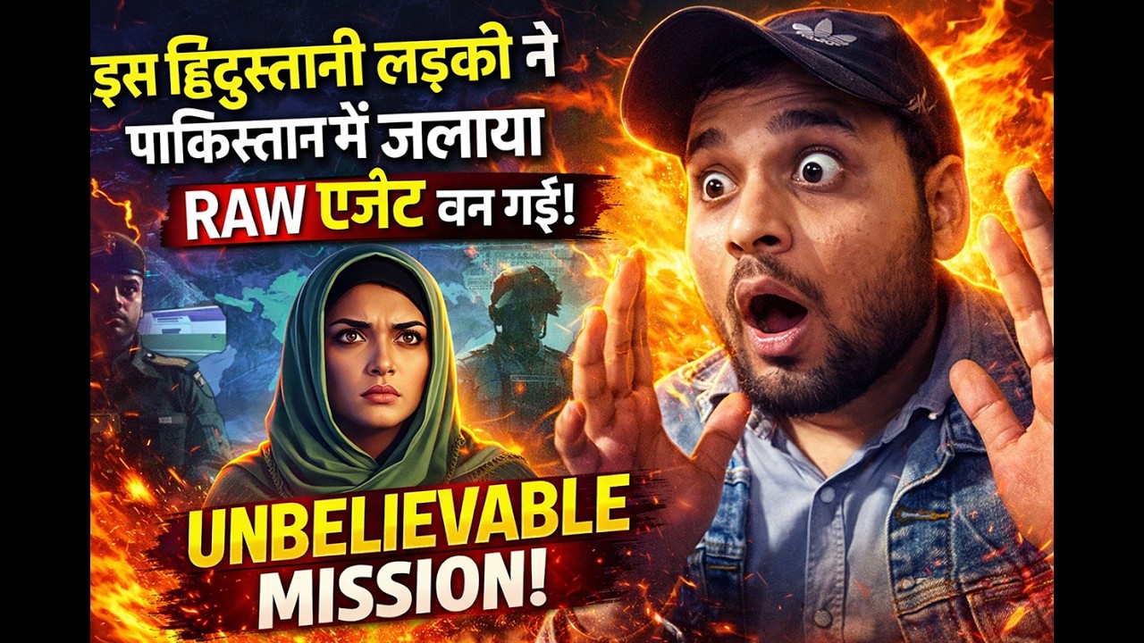 Ek Ladki Pakistan Me Kese Ban Raw Agent #rawagent #pakistanistory #indianspy #storytelling #mission