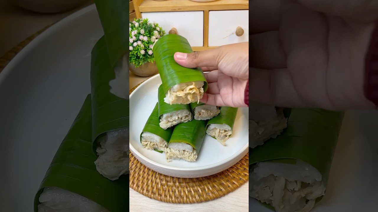 Resep lemper ayam yang simpel dan anti ribet #lemper #lemperayam #cemilan #idejualan