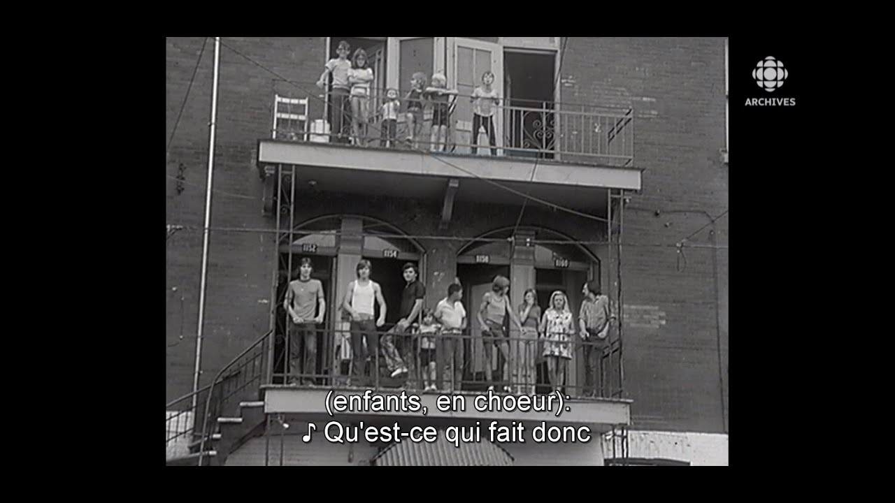 « Balconville » ou les vacances en ville en 1972!
