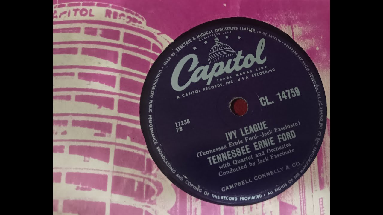 Ivy League - Tennessee Ernie Ford - 78rpm