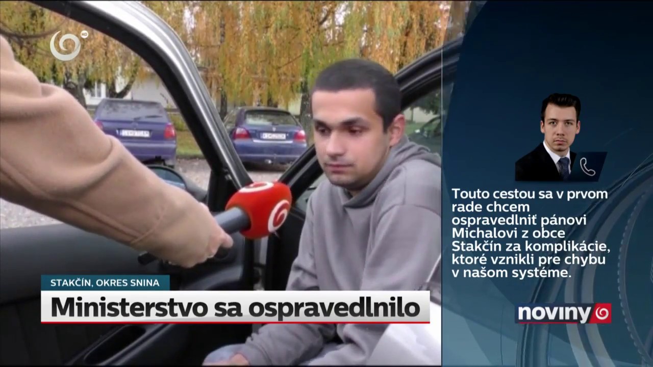 Ministerstvo si priznalo chybu // Stakčín - Snina