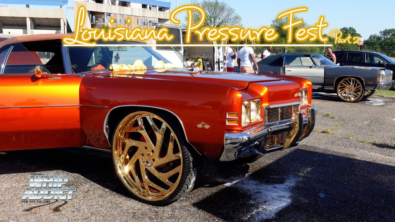 WhipAddict: Louisiana Pressure Fest Car Show, Top 5 Donks Debut New Wheels, Custom Cars, Bikes. Pt 2