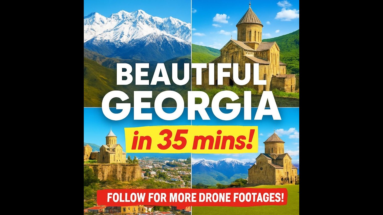 🌄 Beautiful Georgia in 35 Minutes 🌄