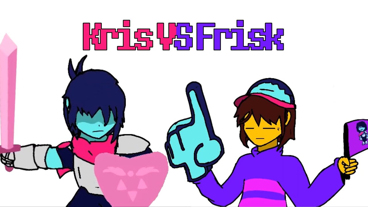 【DELTARUNE ANIMATION FR】Undertale VS DeltaRune ~ Kris VS Frisk