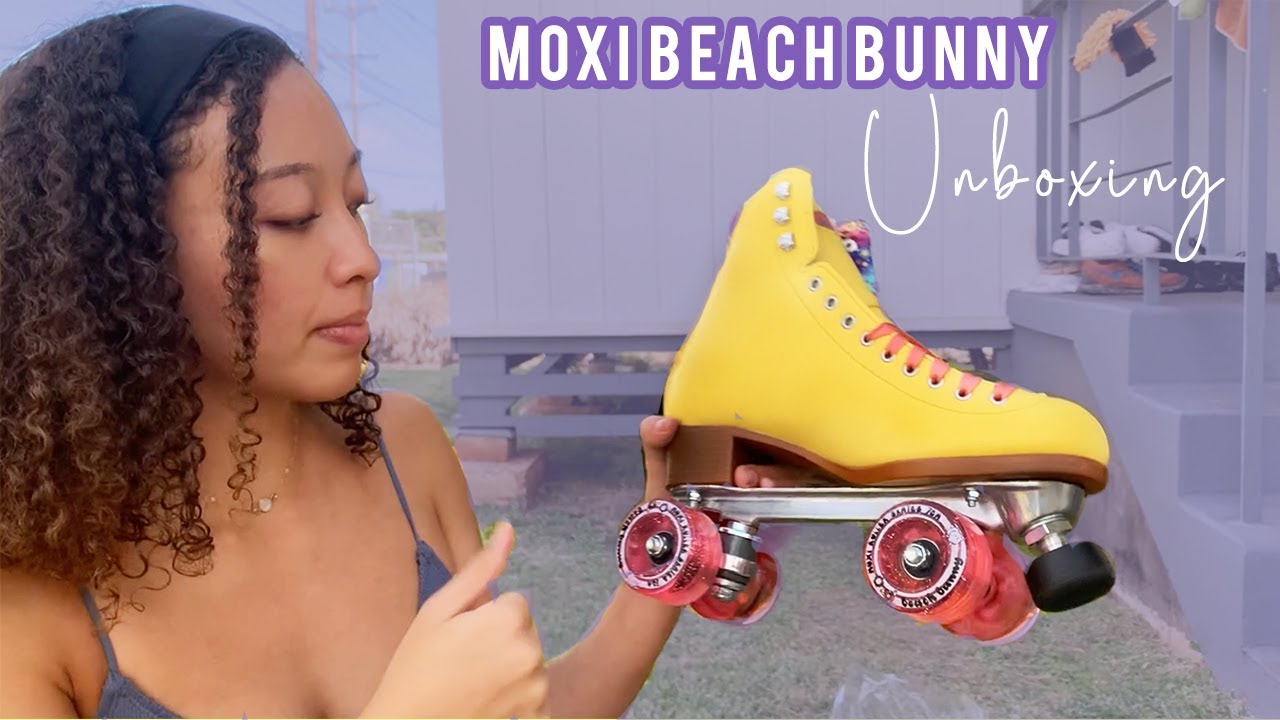 Moxi Beach Bunny Skates Review | Unboxing Strawberry Lemonade Yellow