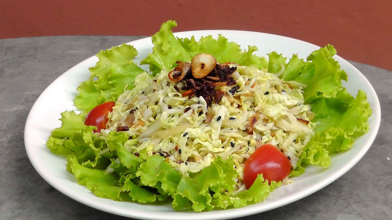 Burmese Ginger Salad - Gin Thoke - Vegan Vegetarian Recipe