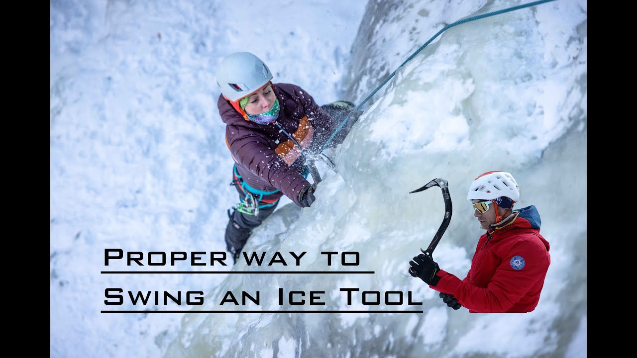 How to swing an ice tool