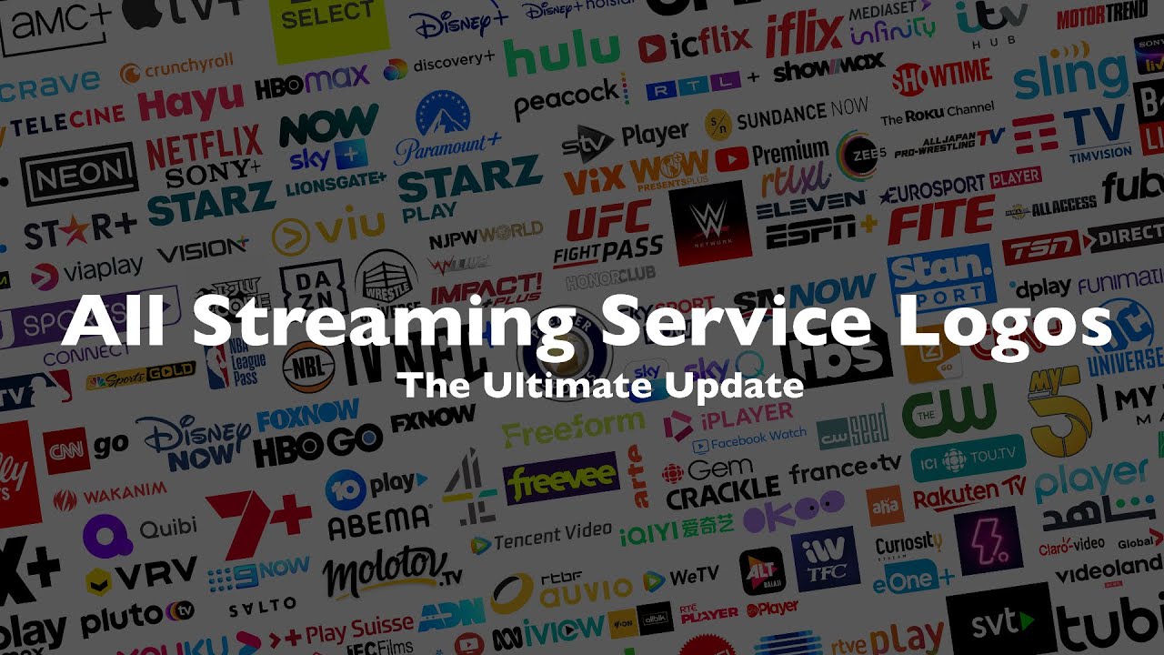 All Streaming Service Logos [THE ULTIMATE UPDATE 2025]