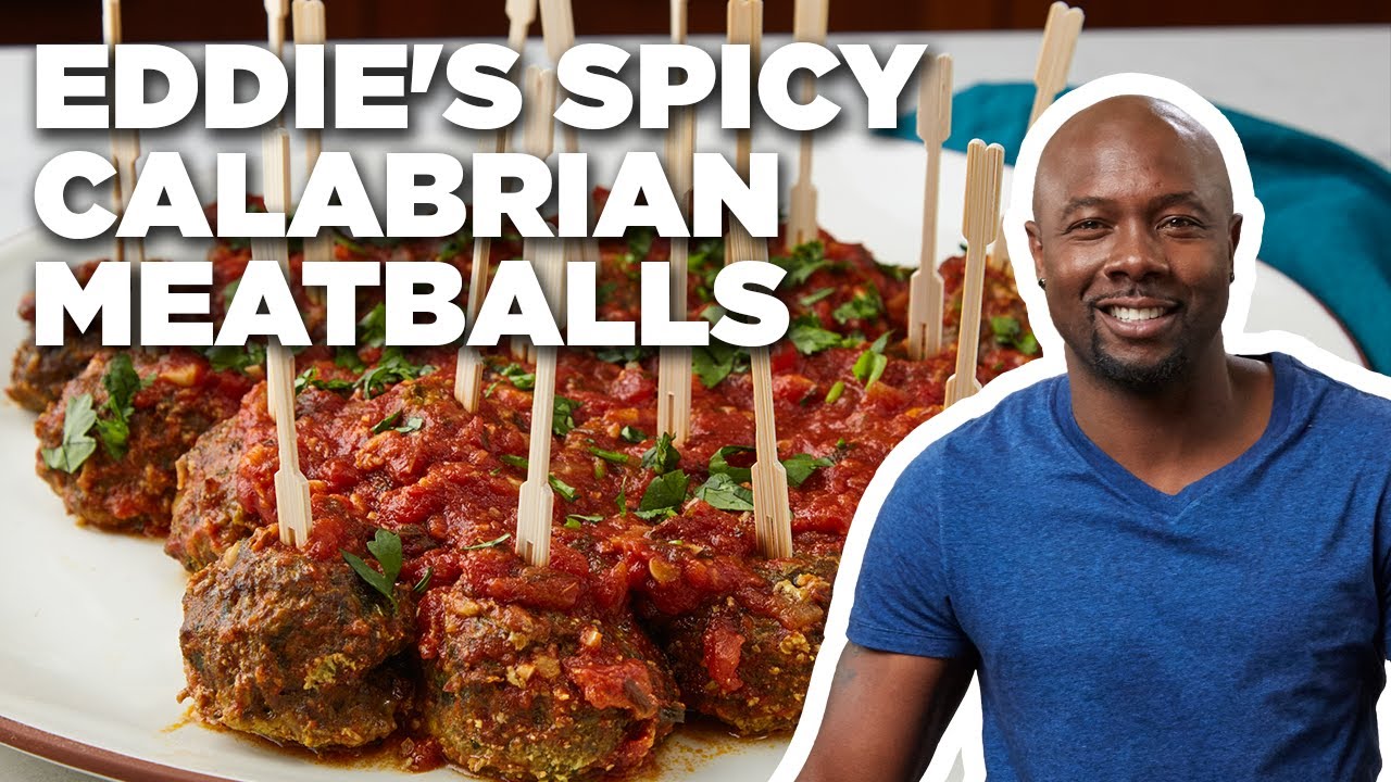 Eddie Jackson's Spicy Calabrian Meatballs | Food Network
