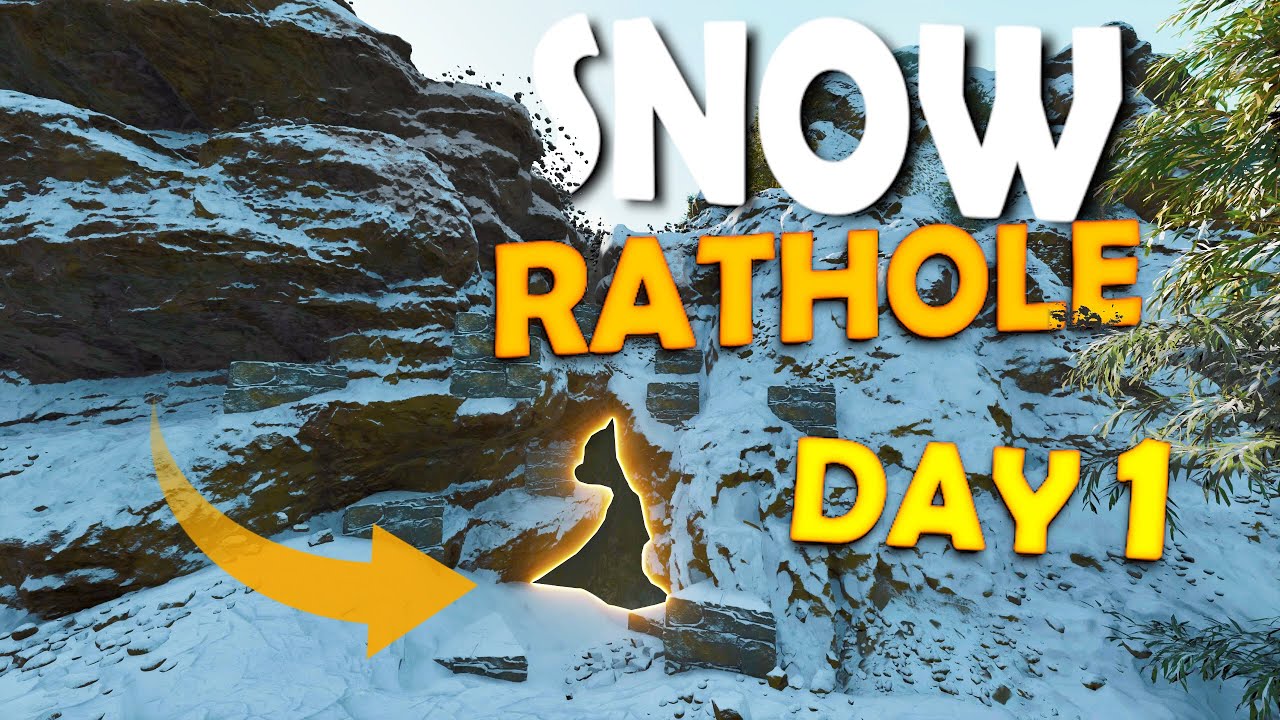 SOLO CLAIMING The SNOW RATHOLE On DAY 1 | ARK Ascended Smalls Ep.1