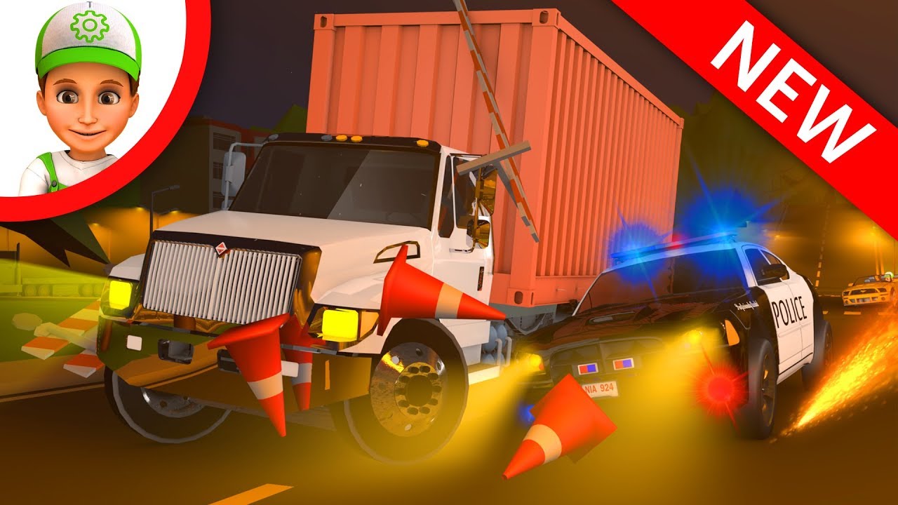 Cartoon. How Handy Andy helps found super car in Car City. New Episode