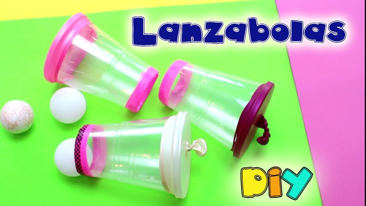 Tirachinas lanza bolas casero | Juegos de verano | Manualidades para niños