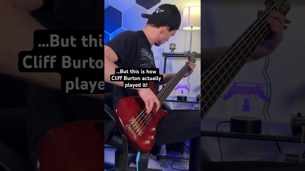 WRONG vs. RIGHT way to play Master of Puppets on bass - Metallica