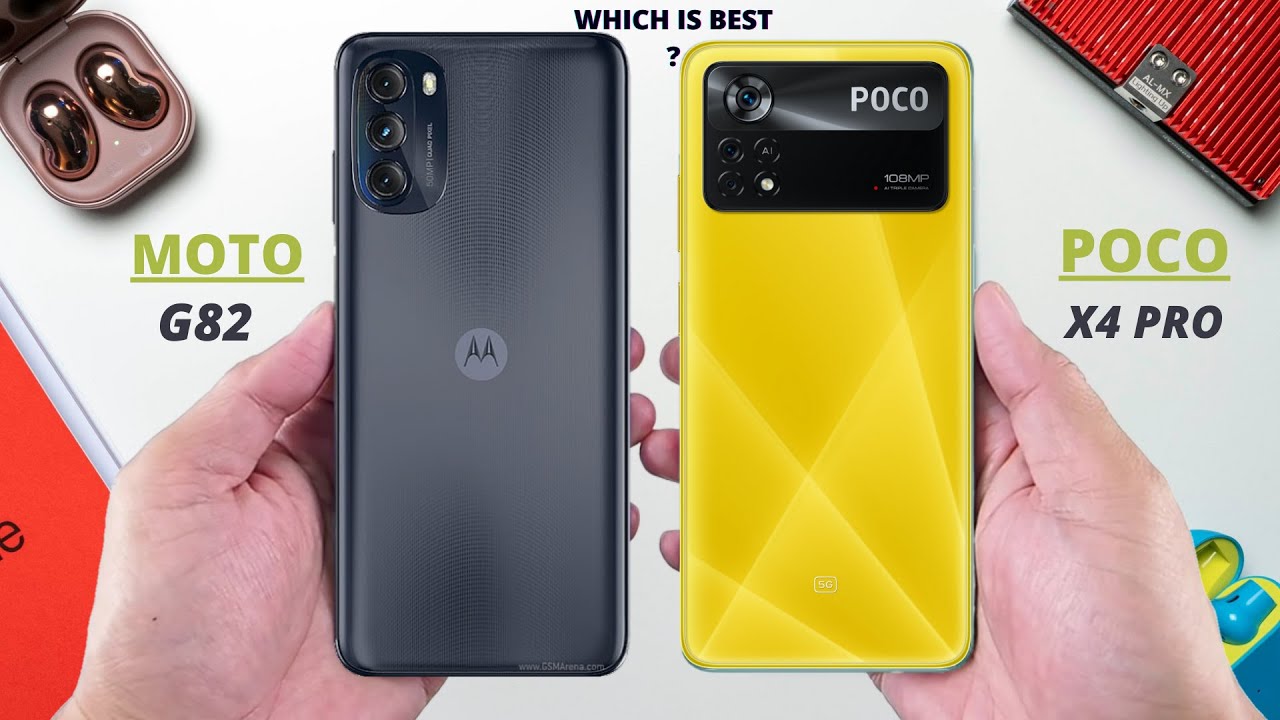Moto g82 vs Poco X4 Pro || Full Comparison || Design,Display,Battery,Performance||