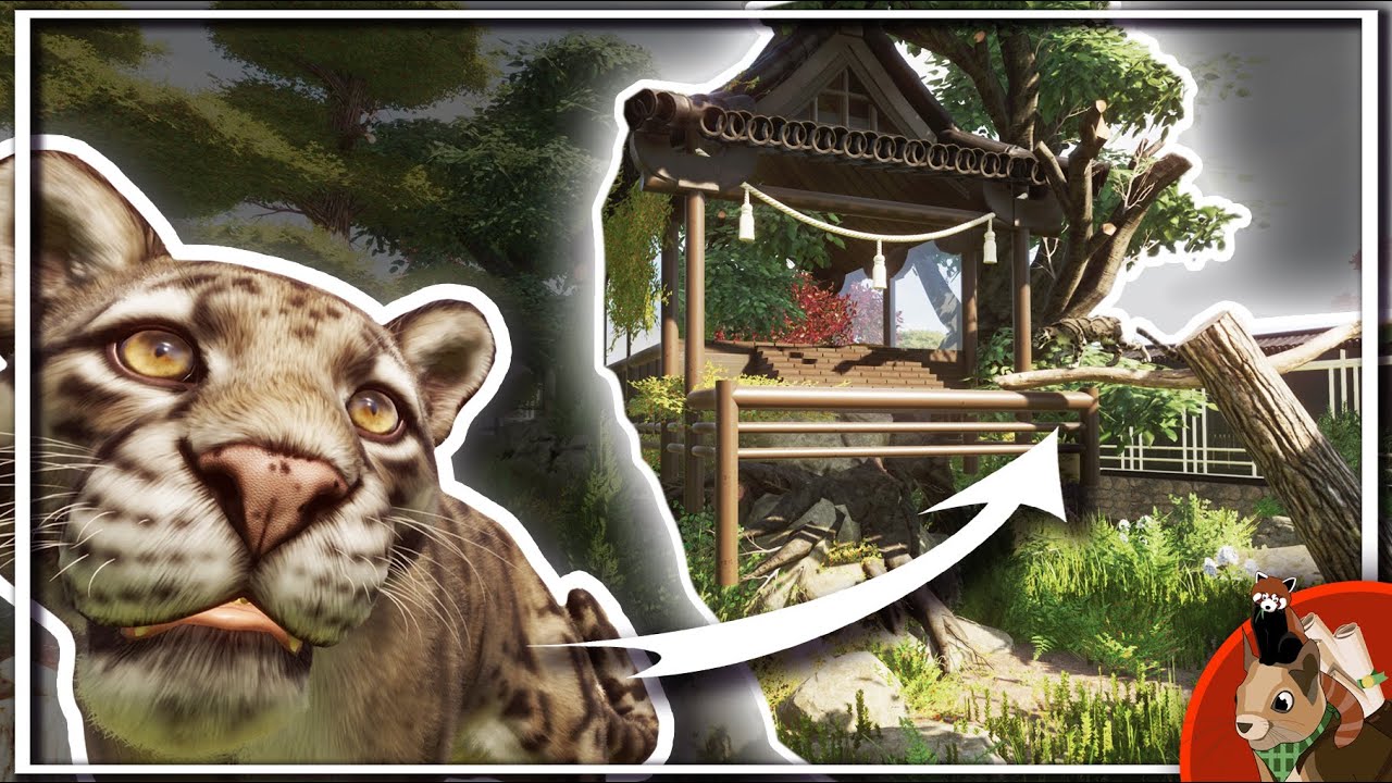 Clouded Leopard Habitat & Treehouses | Eve Zoo Deshima | Planet Zoo SpeedBuild