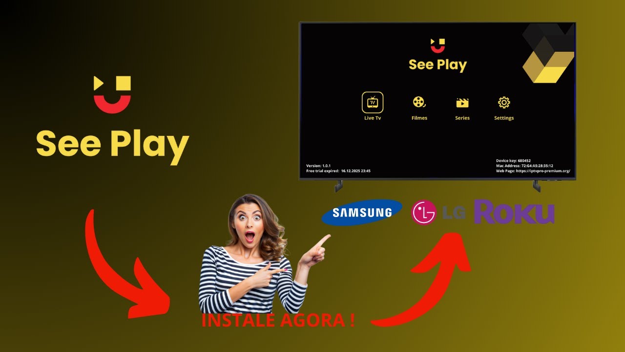 Como Instalar Aplicativo See Play na Smart Tv Samsung