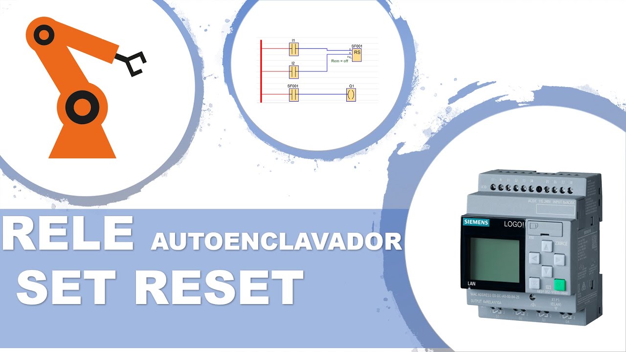 RELE AUTOENCLAVADOR SET RESET  LOGO SIEMENS