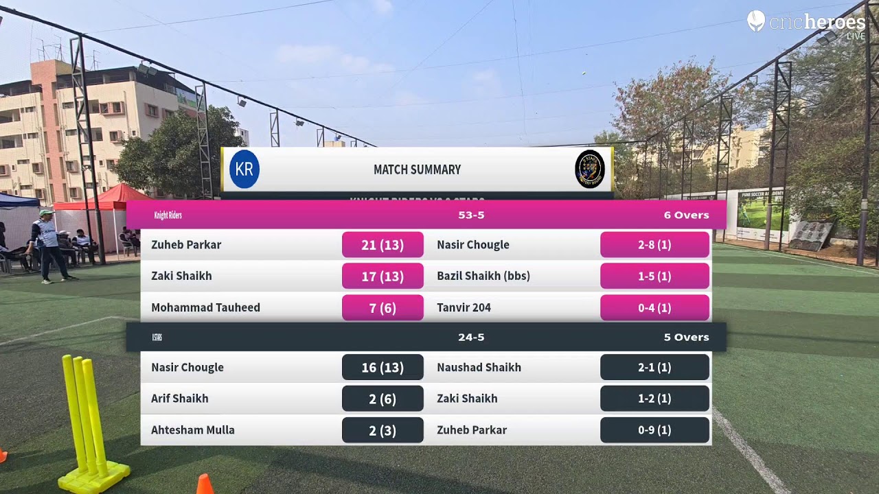 Knight Riders vs 8 STARS live cricket match | Euphoria Premier League 5 live - Parge Ground Pune