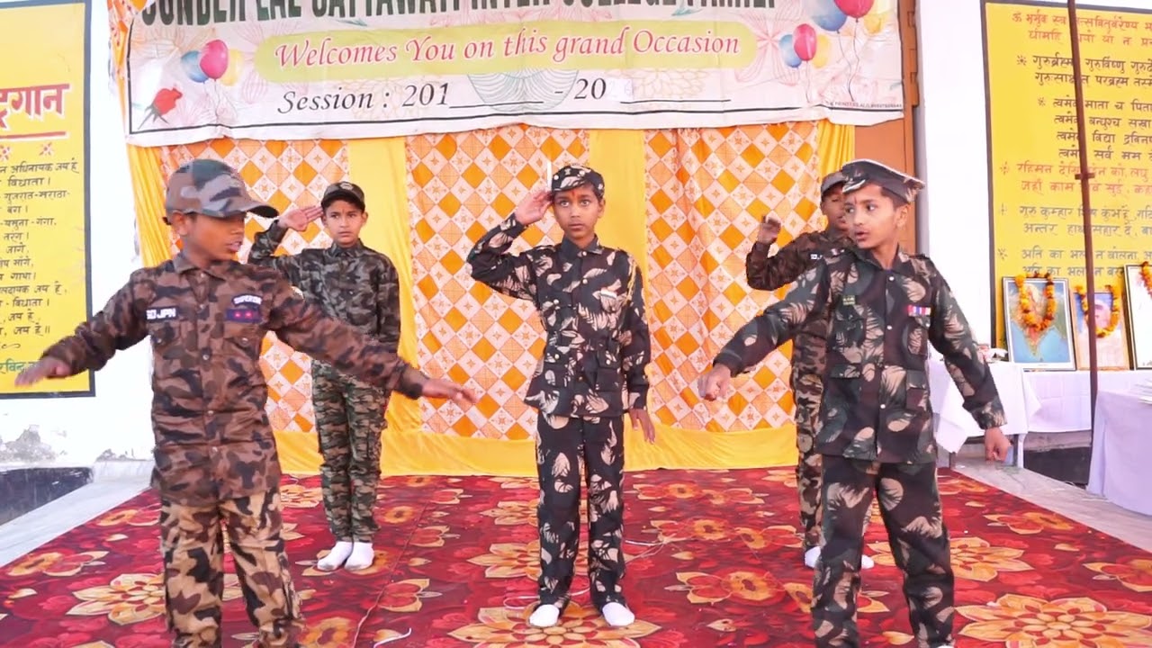 S.L.S. inter college nohati 26 jan 26 kandha mila kar chalo