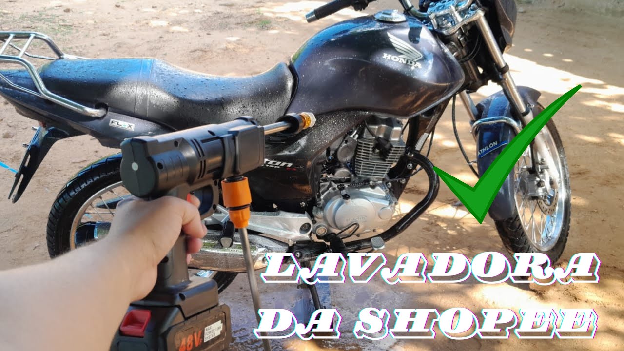 Lavadora da shopee vale a pena ?🔥🚀 (Lavadora de alta pressão da shopee)