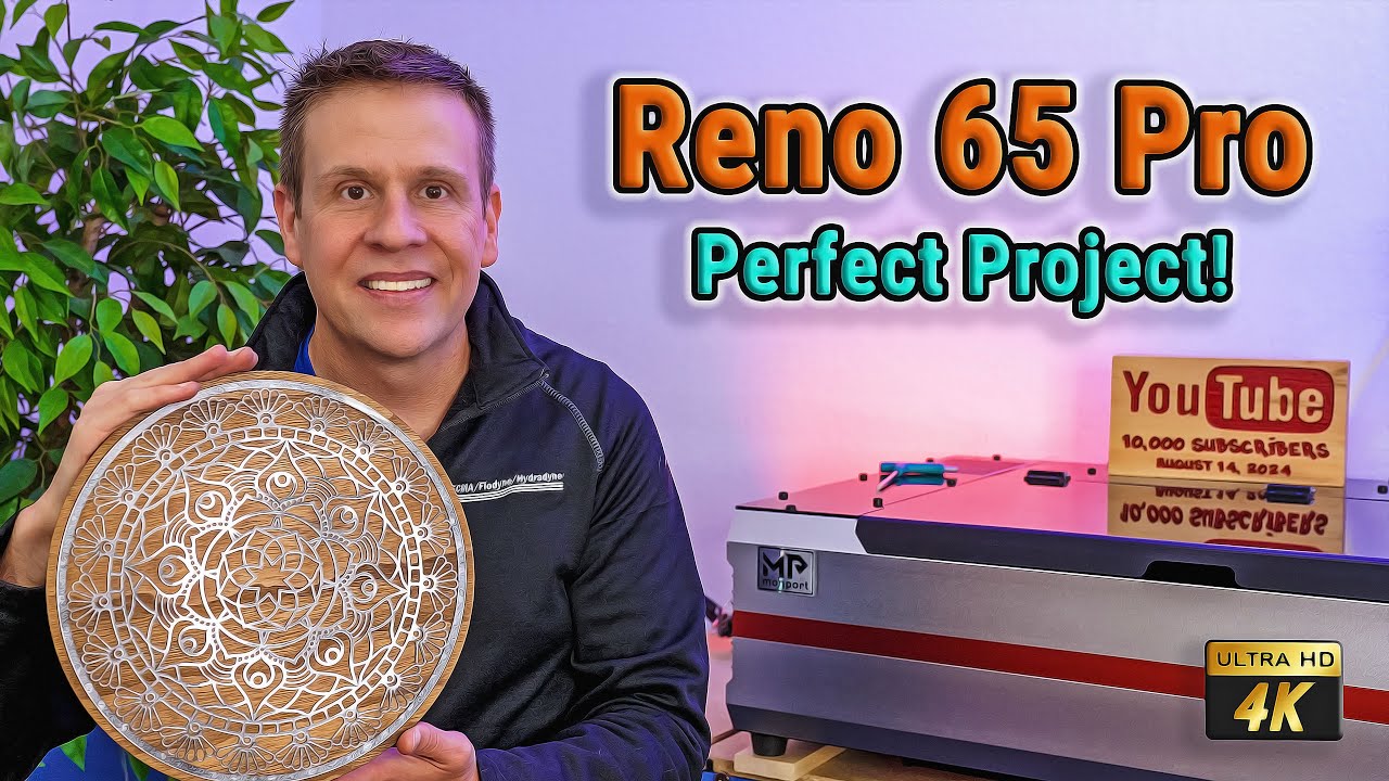 Perfect Project  Reno 65 Pro by Monport #monport #reno #co2 #co2laser #acrylic #acrylicart