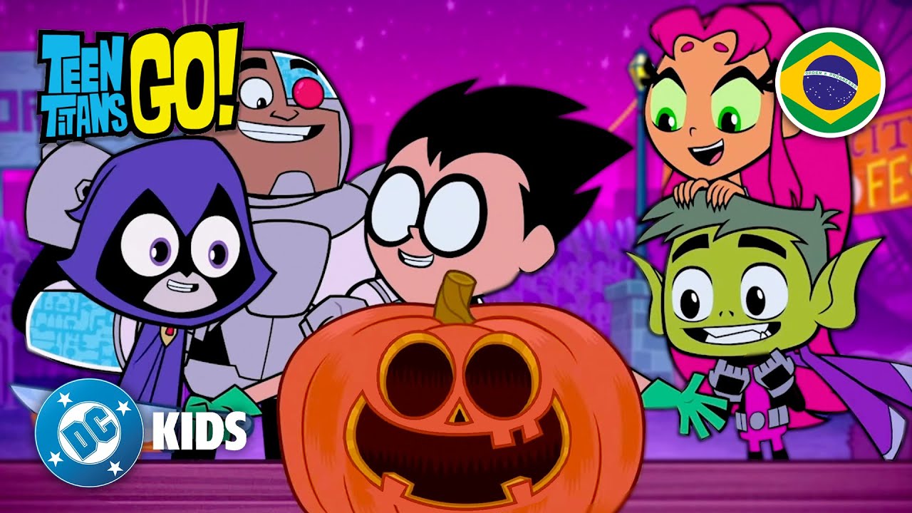 FELIZ Dia das Bruxas! 👻 | Teen Titans Go! em Português 🇧🇷 | 