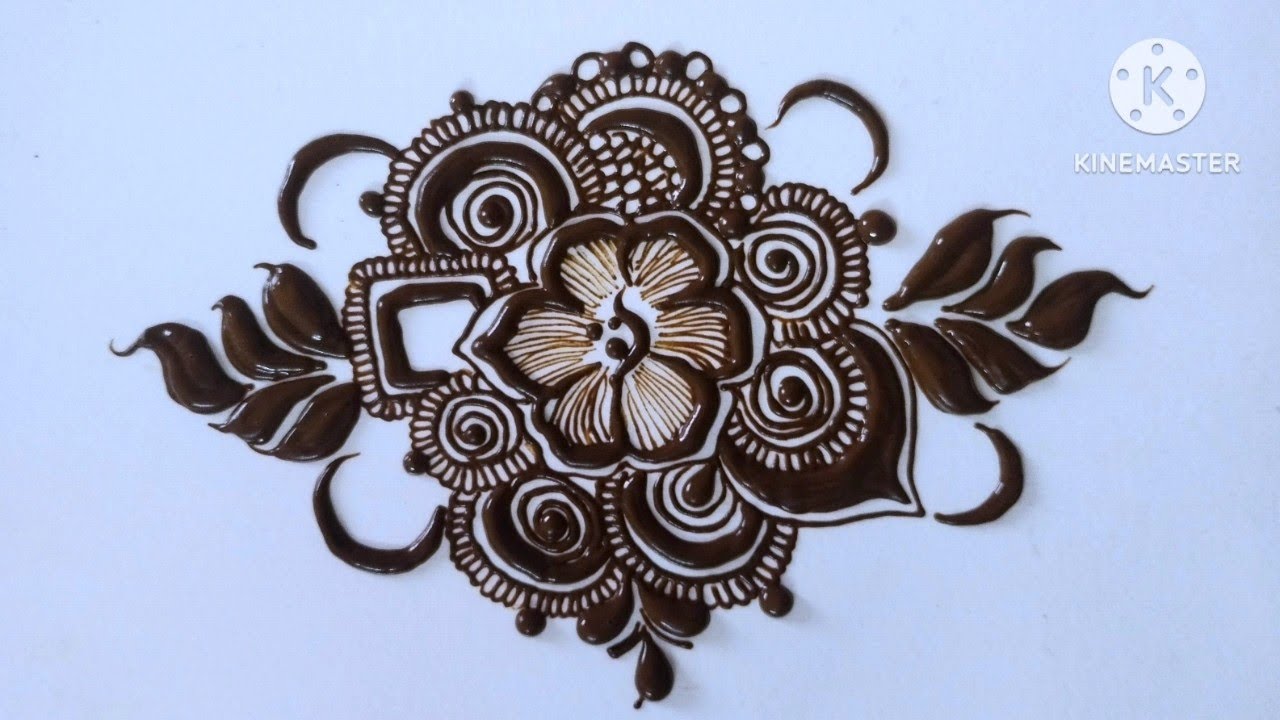 Flower bunch mehndi design/Bunch mehndi design/Mehndi bunch design |filling mehndi design