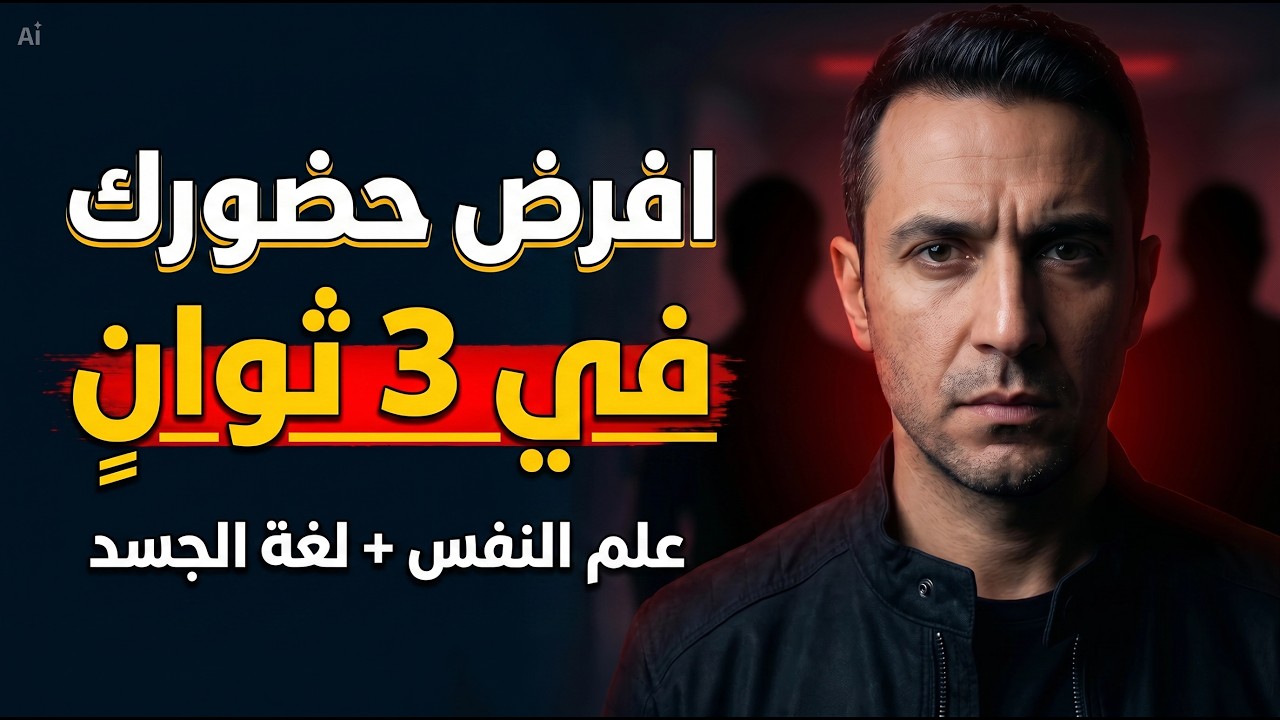 كيف تظهر كشخصية قيادية في ٣ ثوانٍ